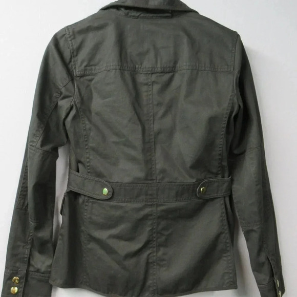J. Crew Relaxed Boyfriend Field Jacket Dark Green Size XS - Picture 2 of 6